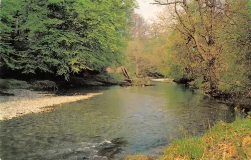 B101335 River Wye Rhayader Wales 14x9cm