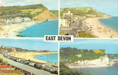 B104090 East Devon Beach and Promenade Sidmouth Seaton UK