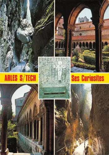BT6299 Arles Sur Tech ses curiosites le cloitre la sainte tombe France