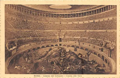 BR34221 Interno del Colosseo cacela lle fiere Roma Italien