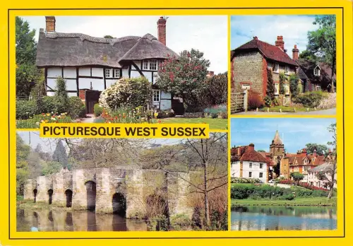 BR82465 malerisches West Sussex das alte Cottage Rustungton UK