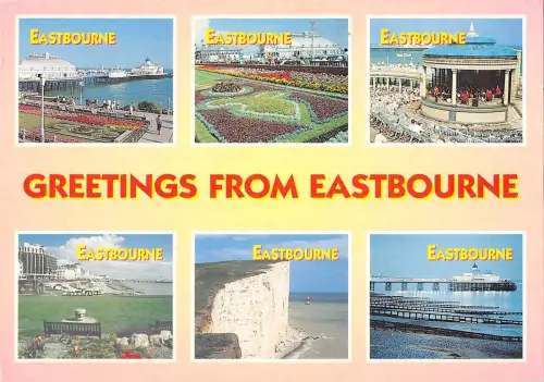 BR90932 Eastbourne Bandsland Teppich Gärten Pier Beachy Head UK