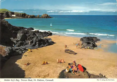 BR91496 Mother Ivy S Bay Trevose Head Padstow Cornwall UK