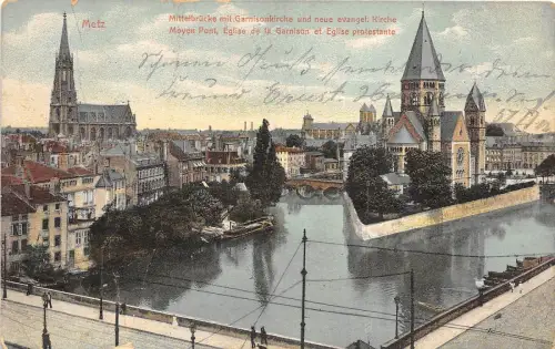 bg24395 metz mayen pont eglise de la garnison france PCA