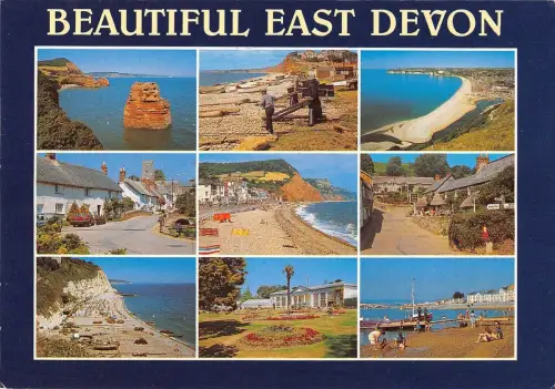 BR89727 schöner East Devon Ladram Bay Seaton UK
