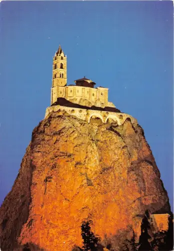 BR31745 Le puy en Velau la Rocher st michel la nuit france