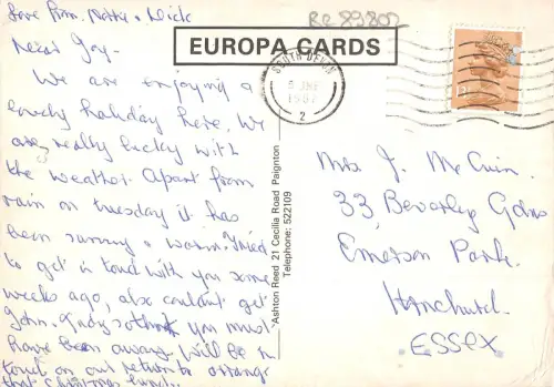 BR89802 torquay devon uk