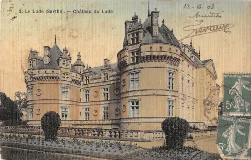 BF8168 la lude sarthe chateau du lude france Frankreich