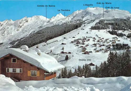 BF608 la clusaz les principales pistes de ski France