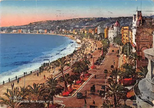 BT6910 Schöne promenade des anglais et les hotels Frankreich