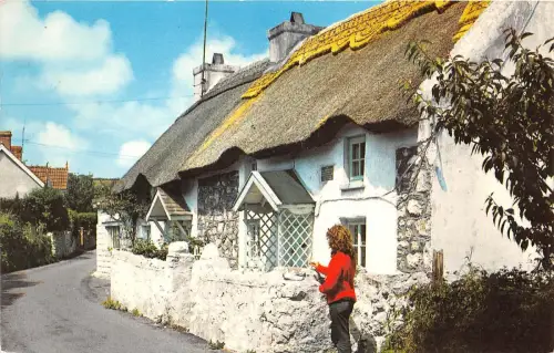 B88203 The Village Ochsenwich Wales 14x9cm