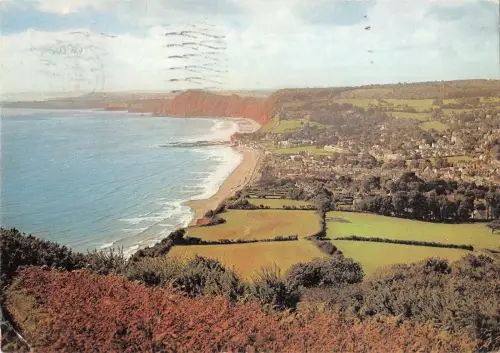 BR76523 Sidmouth aus Salcombe Hill Devon UK