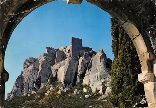 BT4508 Vestiges du chateau Les Baux de Provence Frankreich