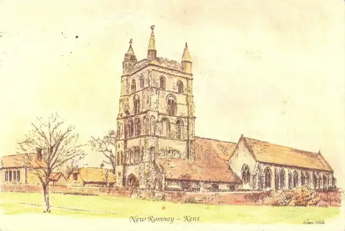 BR92356 Gemälde Postkarte Diane Setek New Romney Kent UK