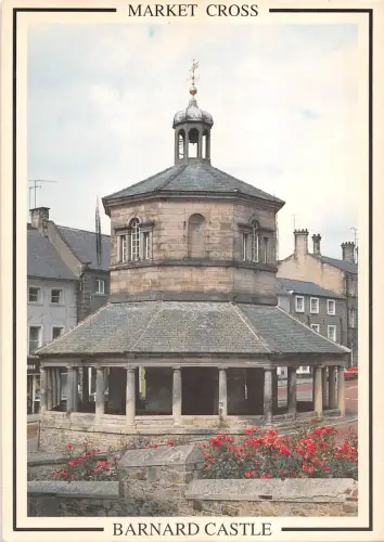 B103342 Barnard Castle Market Cross UK