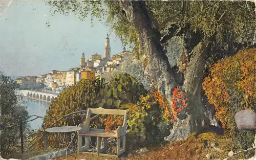 BF8402 la vieille ville menton france Frankreich