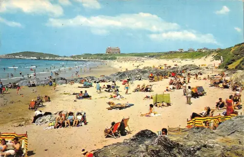 B101041 Fistral Bay Newquay UK 14x9cm