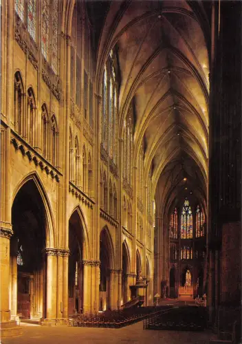 BT6974 Metz cathedrale saint etienne la haute nef France