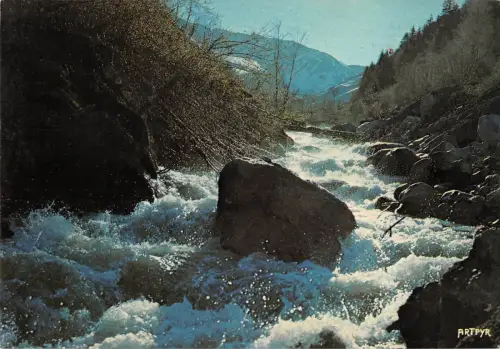 BR51765 Les pyrenees le torrent impetueux Frankreich Landschaft Frankreich