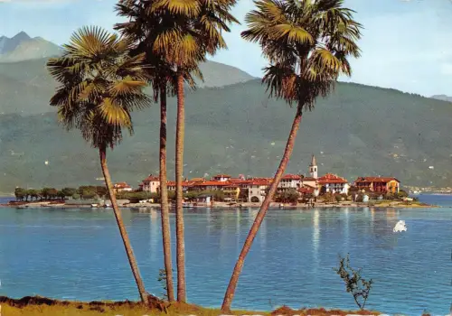 BR86392 isola pescatori lago maggiori italy