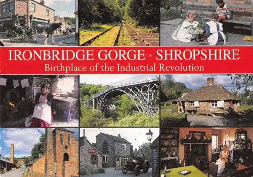 BR89723 Ironbridge Gorge Shropshire Industria Revolution UK