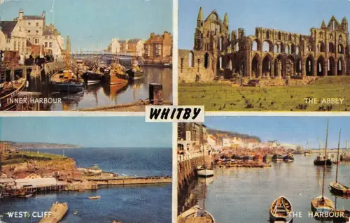 BR66321 Whitby Multi Views UK 14x9cm