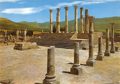 BR49932 Ruinen romaines volubilis Marokko