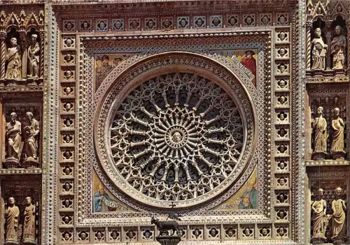 BF819 duomo lorenzo maitani orvieto Italien Postkarte