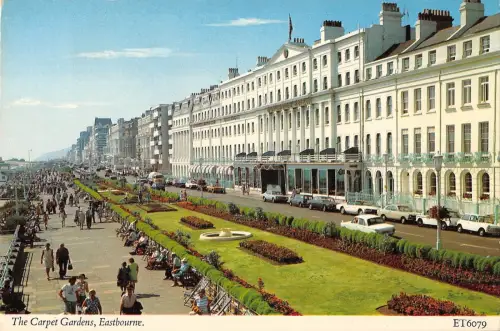 B101371 The Carpet Gardens Eastbourne UK 14x9cm