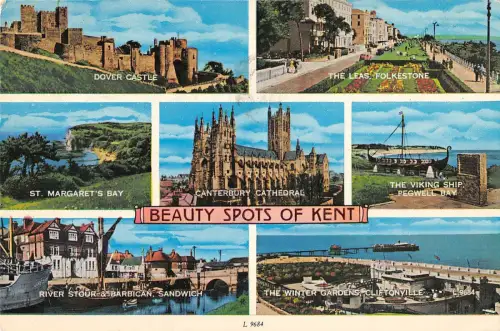 B103731 Kent St Margaret S Bay Dover Castle Canterbury Cathedral UK
