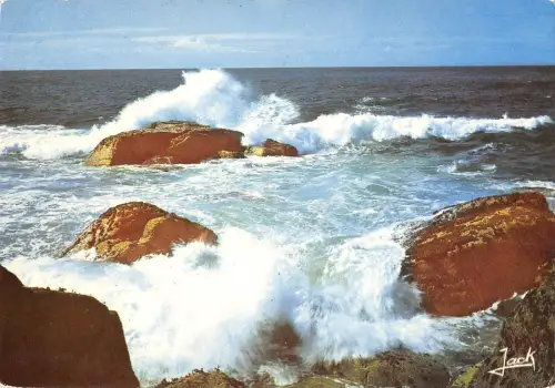 BR52493 Effet de Vagues sur la cote Bretonne Frankreich