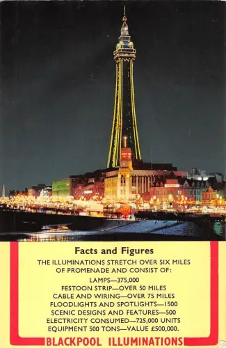 BR66270 Blackpoll Illumination UK 14x9cm