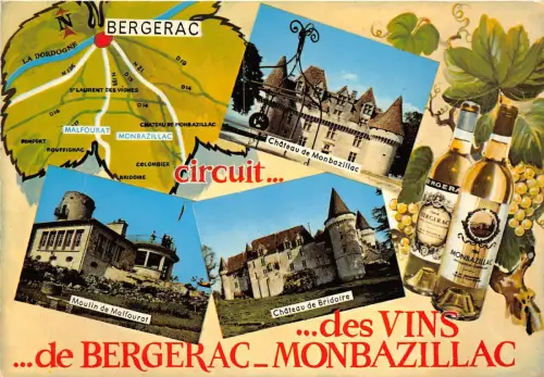 BR26129 Circuit des Vins de Bergerac Monbazillac Frankreich