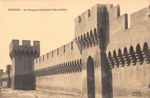 BF9911 avignon les remparts boulevard salat michel france Frankreich