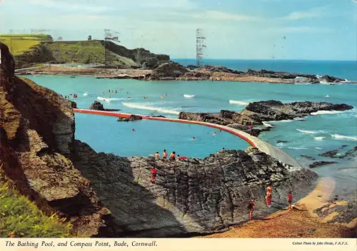 BR89203 the bathing pool and compass point bude cornwall uk