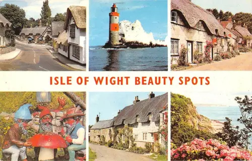 B103689 isle of wight beauty spots lighthouse uk