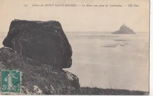 BG25908 greves du mont saint michel le mont france