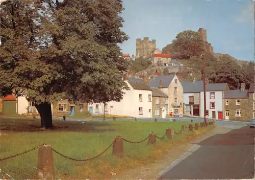 BR89920 Castle from the green richmond yorkshire uk