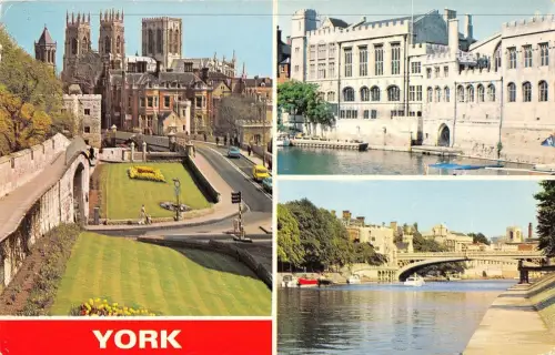 B103645 york minster from the city walls uk