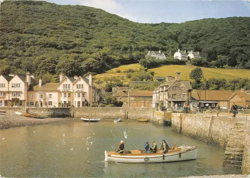 BR83337 somerset porlock weir uk