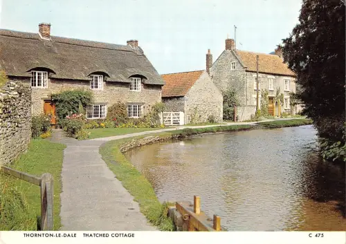 BR92553 Thornton Le Dale Reetdachhaus UK