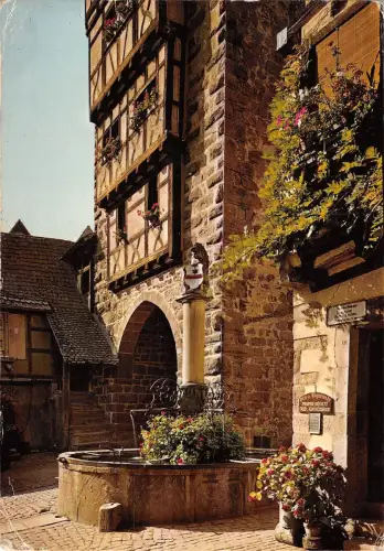 BR53201 Riquewihr fontaine de la sinne et le dolder Frankreich