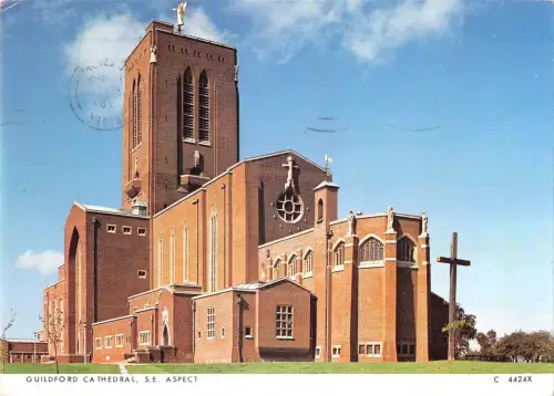 B103106 guildford cathedral s e aspect uk