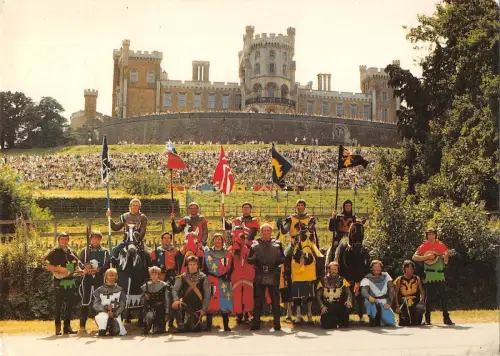 BR82222 belvoir castle jousting uk