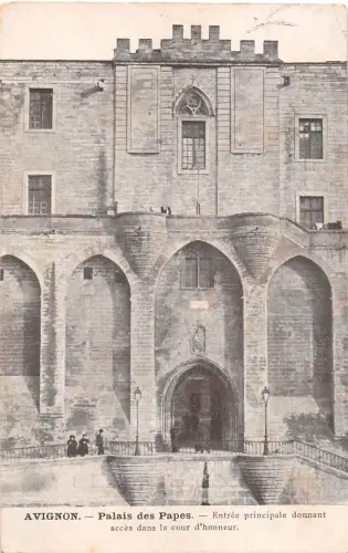 BF10394 palais des papes entree principale avignon france Frankreich