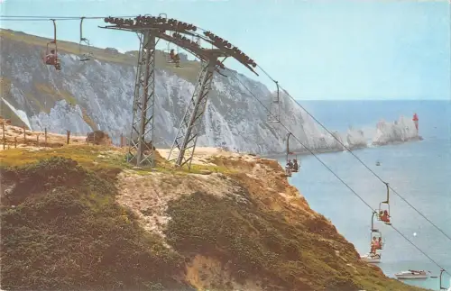 BR66744 the sessellift cable tran alum bay needles isle of wight uk 14x9cm
