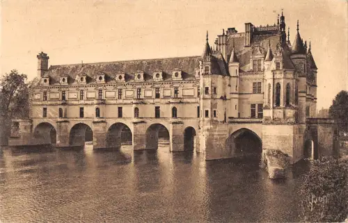 BF7277 chateau de chenonceaux Fassade nord est france Frankreich