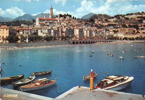 BR25312 Menton La Vieille Ville France