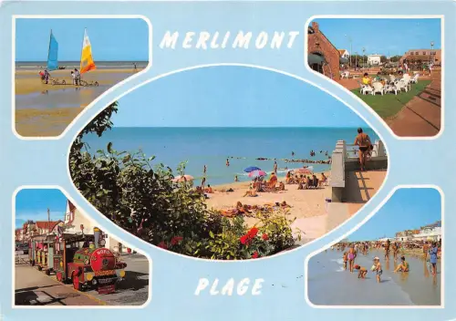 BR25654 Merlimnt Plage la plage 2 scans frankreich