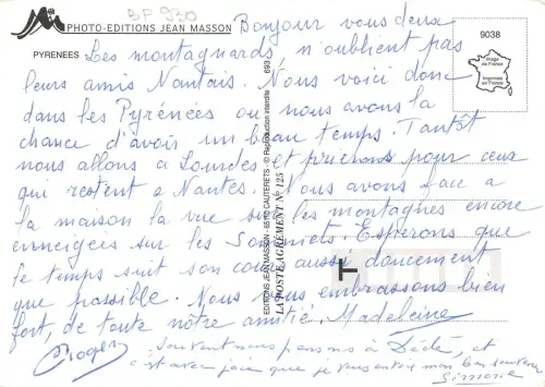 BF930 Pyrenäen Frankreich